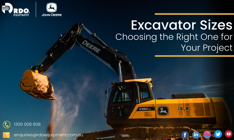 Excavator Sizes- Choosing the Right One for Your Project