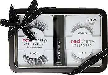 How To Apply The Most Popular Red Cherry False Eyelashes